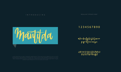 Signature Font Calligraphy Logotype Script Brush Font Type Font lettering handwritten
