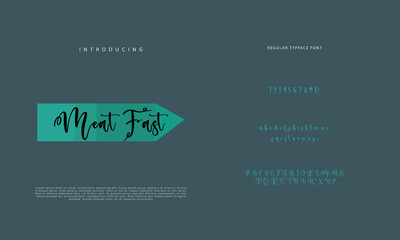Signature Font Calligraphy Logotype Script Brush Font Type Font lettering handwritten
