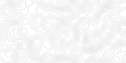 Pattern with lines stylized height of the topographic map contour in lines and contours isolated on transparent. Black and white topography contour lines map isolated on white background.