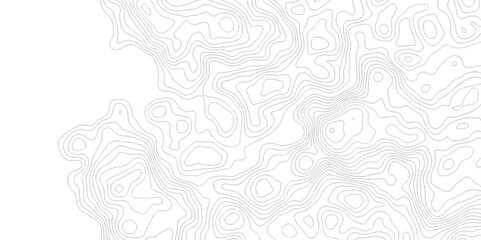 Pattern with lines stylized height of the topographic map contour in lines and contours isolated on transparent. Black and white topography contour lines map isolated on white background.