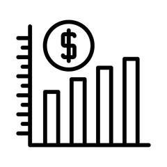 Money Growth Line Icon