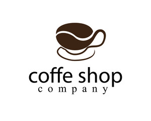 coffeshop logo design template
