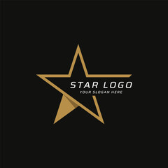 Modern and unique geometric star abstract logo template design. Logo for business, brand and company.