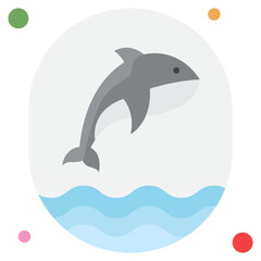 Fototapeta premium Whale Icon