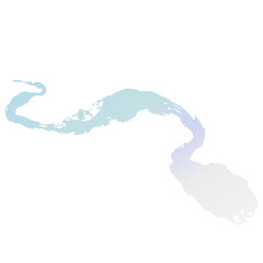 白蛇・巳・蛇・へびのイラスト素材　ベクター