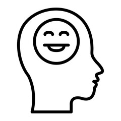 Happiness Line icon