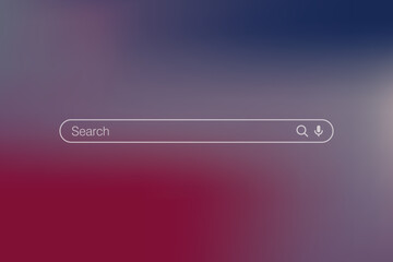 Vector internet browser search engine search bar for ui mobile app search address and navigation bar