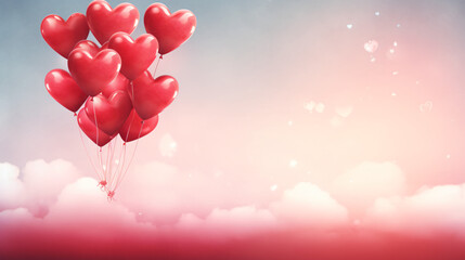 Valentines Day heart background
