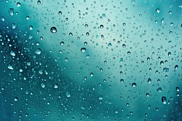 Rain on the glass background