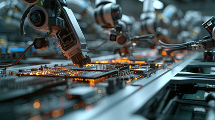 Robotization in factories.