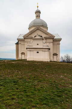 Kaple sv. Sebestiana on Svaty kopecek hill above Mikulov town in Czech republic