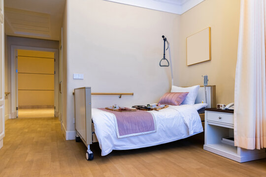 A bedroom of nursing home