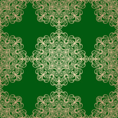 Beautiful Seamless abstract floral pattern. Vector illustration image.