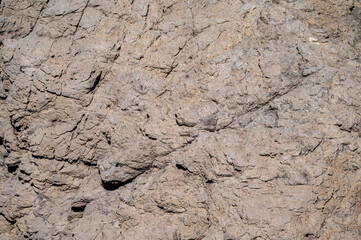Rough texture of a natural rock at Isola delle Femmine, Italy