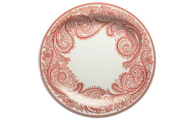 Mystical Plate Design Isolated on Transparent Background PNG.