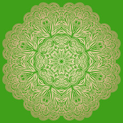 Mandala coloring book for kids.mandala coloring book. Vector