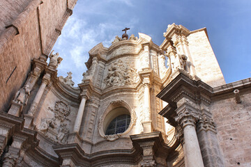 Fototapeta na wymiar Valencia Cathedral in Valencia, Spain