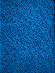 Close-up of blue fabric with abstract pattern