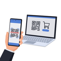 Online shopping and QR code payments