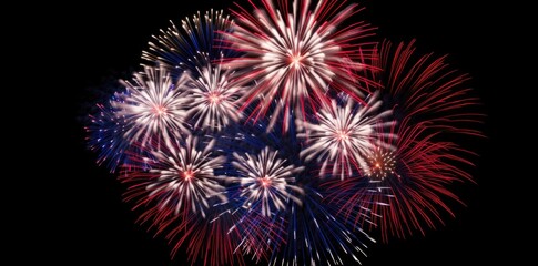 fireworks in the sky