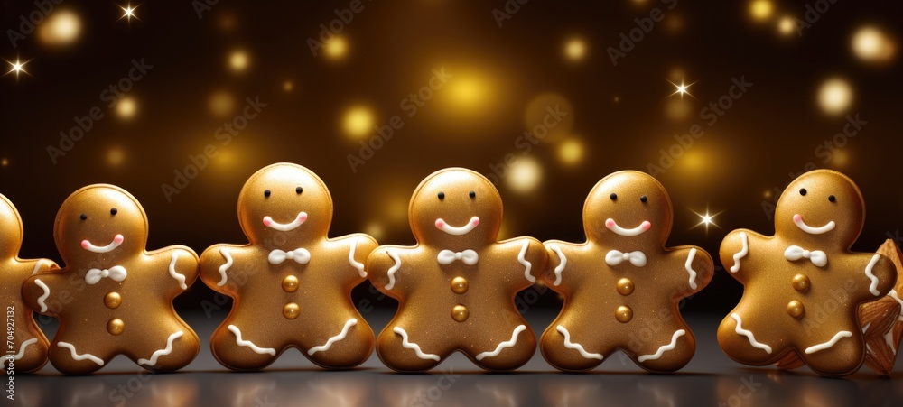 Canvas Prints christmas gingerbread cookies