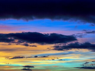 cloud clouds sky sunset