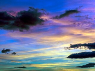 cloud clouds sky sunset