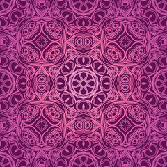 Abstract floral seamless pattern. geometry, mandala design. vector. for invitation, bridal, wedding, wallpaper