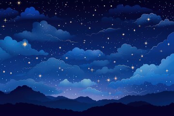  a night sky full of stars and clouds with a sky full of stars and clouds with a sky full of stars.