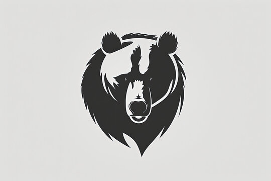 Beautiful and unique bear logo.