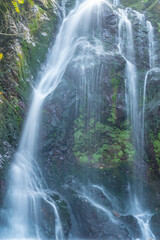 picturesque landscapes with autumn colors and changing leaves of the trees waterfalls