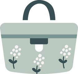 hand drawn handbag cartoon