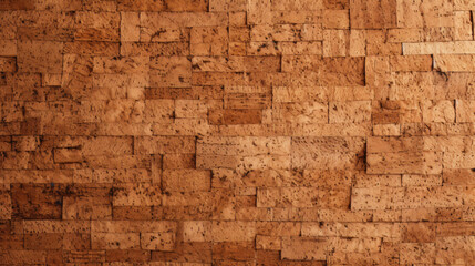 Cork wall tiles background