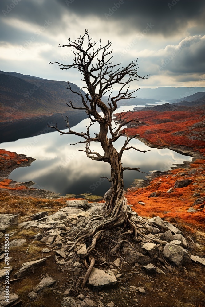 Canvas Prints tree in the desert