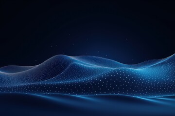  a dark blue background with a wave of light coming out of the top of the top of the wave and the bottom of the wave in the bottom of the bottom of the wave.