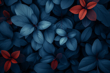 Colorful Leaves in Neon and Fluorescent Style background wallpaperGenerative AI