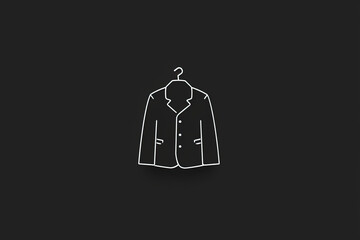 Elegant and unique outerwear logo.