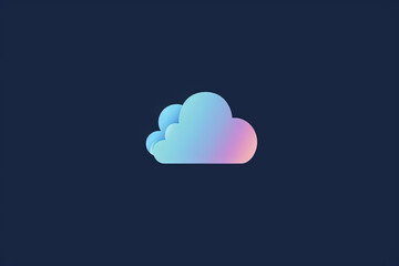 Elegant and unique cloud logo.