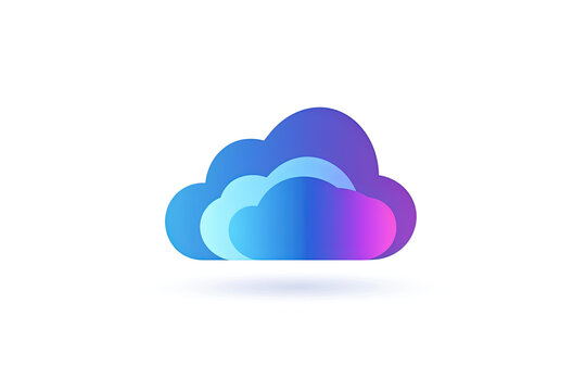 Elegant and unique cloud logo.
