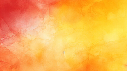 red orange and yellow background with watercolor abstract bright watercolor background. the technique of painting with watercolors on wet - obrazy, fototapety, plakaty