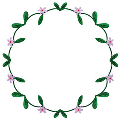 Fototapeta premium Floral wreath