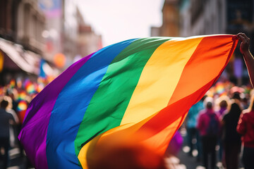 Rainbow Waves: Flags Unfurled, Voices Raised in LGBTQ+ Pride Parade