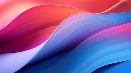 Fototapeta premium 3D-rendered waves ripple across the canvas, offering a sense of depth and movement