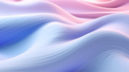 Fototapeta premium A top-view perspective captures the calming ebb and flow of 3D-rendered waves, creating a serene digital seascape