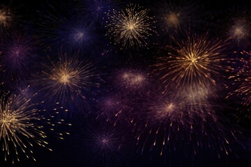  a bunch of fireworks are lit up in the night sky with fireworks in the sky and fireworks in the ground.