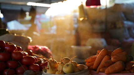 vegetables food market
