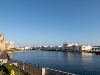 Obraz premium 大阪湾の夕景