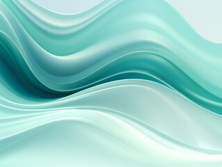 a smooth transition from a rich teal to a deep navy blue, creating an oceanic and deep-sea feel.Generative AI