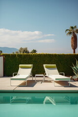 Fototapeta premium Poolside Repose