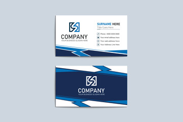 Creative modern visiting card design for your project